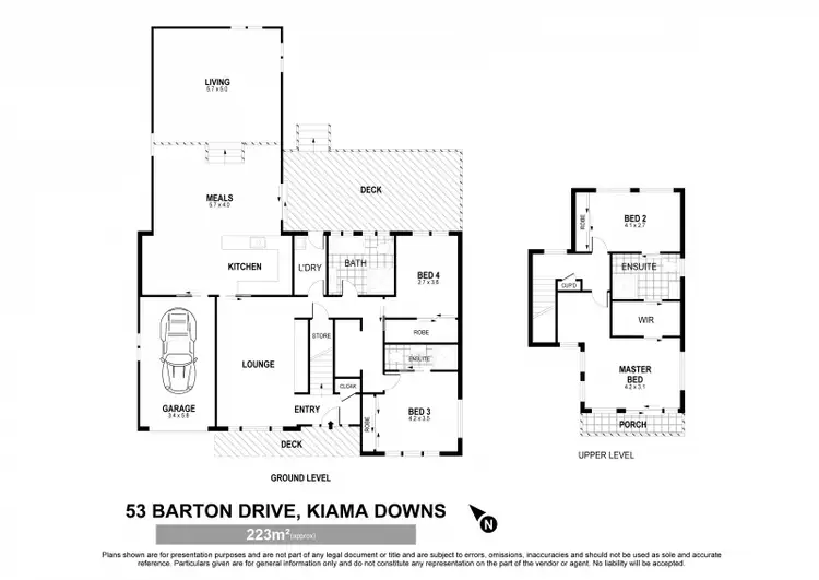 Floorplan of Homely house listing, 53 Barton Drive, Kiama Downs NSW 2533