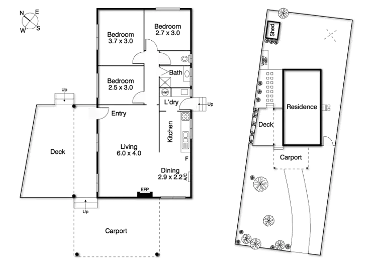 Floorplan of Homely house listing, 39 Graeme Street, Dromana VIC 3936