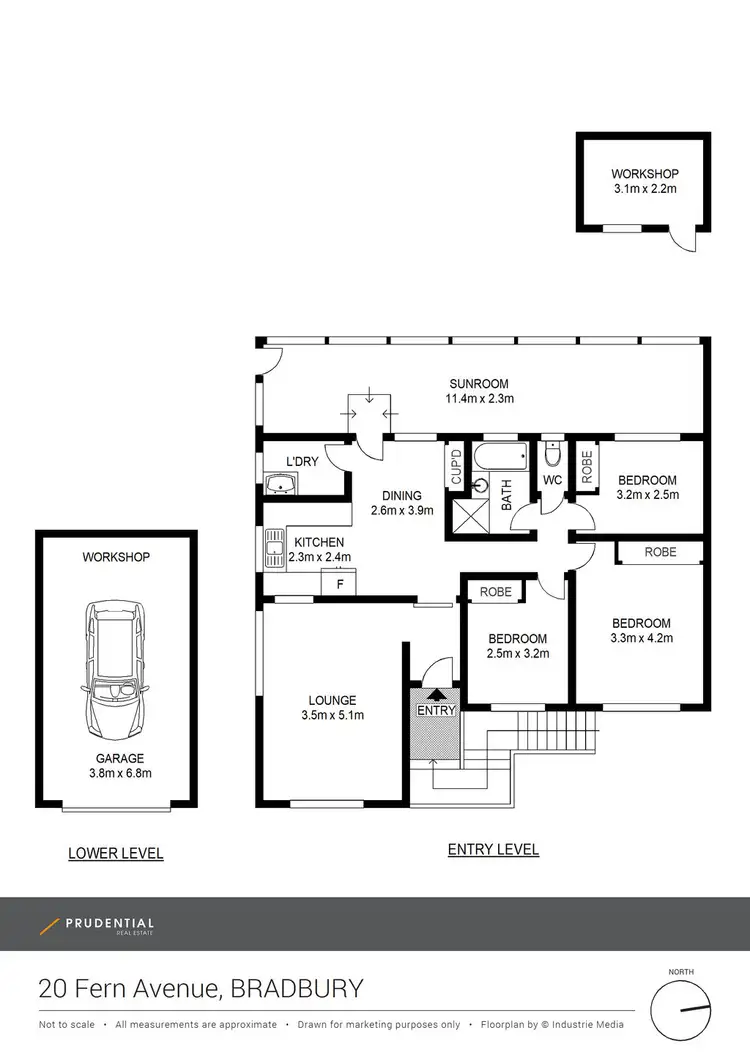 Floorplan of Homely house listing, 20 Fern Avenue, Bradbury NSW 2560