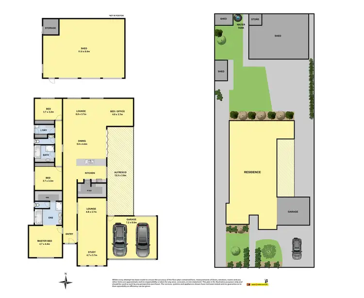 Floorplan of Homely house listing, 97 Evrah Drive, Hoppers Crossing VIC 3029