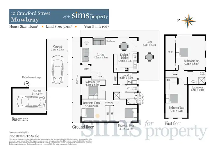 Floorplan of Homely house listing, 12 Crawford Street, Mowbray TAS 7248