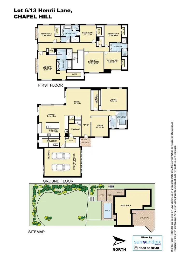 Floorplan of Homely house listing, Lot 6/13 Kirkdale Road (Henrii Lane), Chapel Hill QLD 4069