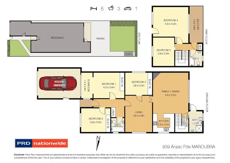 Floorplan of Homely house listing, 939 Anzac Parade, Maroubra NSW 2035