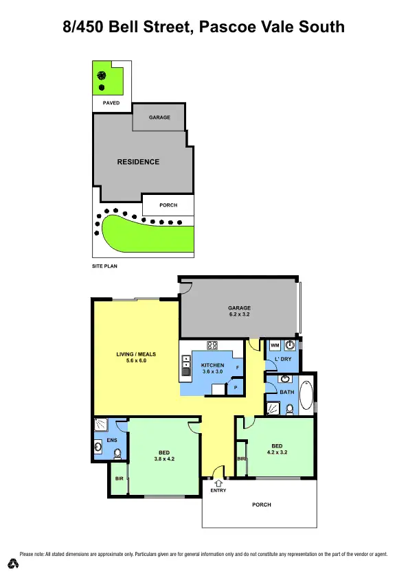 Floorplan of Homely house listing, 8/450 Bell Street, Pascoe Vale South VIC 3044