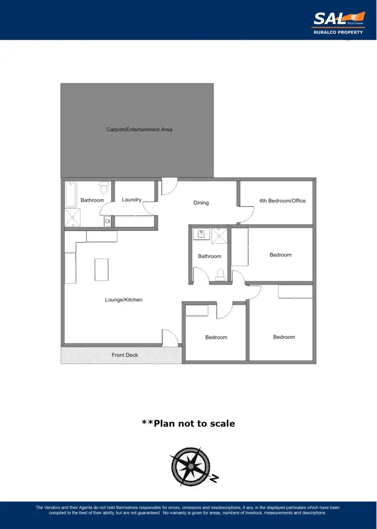 Floorplan of Homely house listing, 11 Patterson Street, Bordertown SA 5268