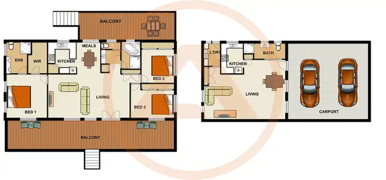 Floorplan of Homely house listing, 43 Janelle Court, Munruben QLD 4125