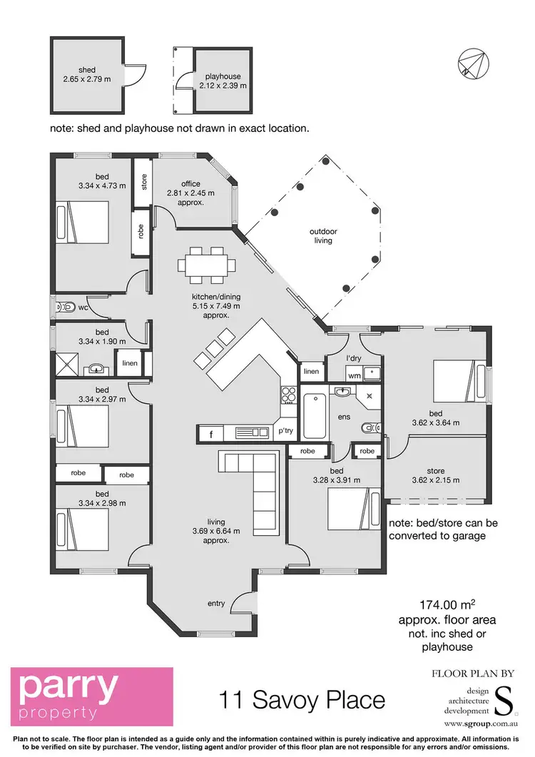 Floorplan of Homely house listing, 11 Savoy Place, Youngtown TAS 7249
