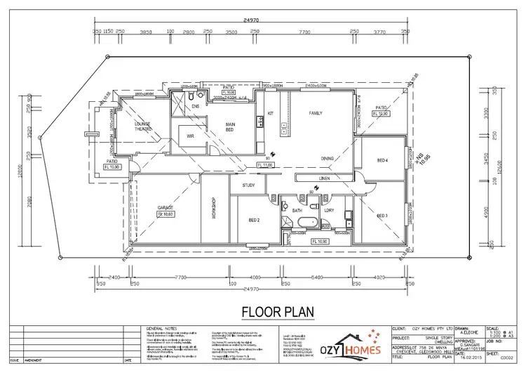 Floorplan of Homely house listing, 26 Menya Cres, Gledswood Hills NSW 2557