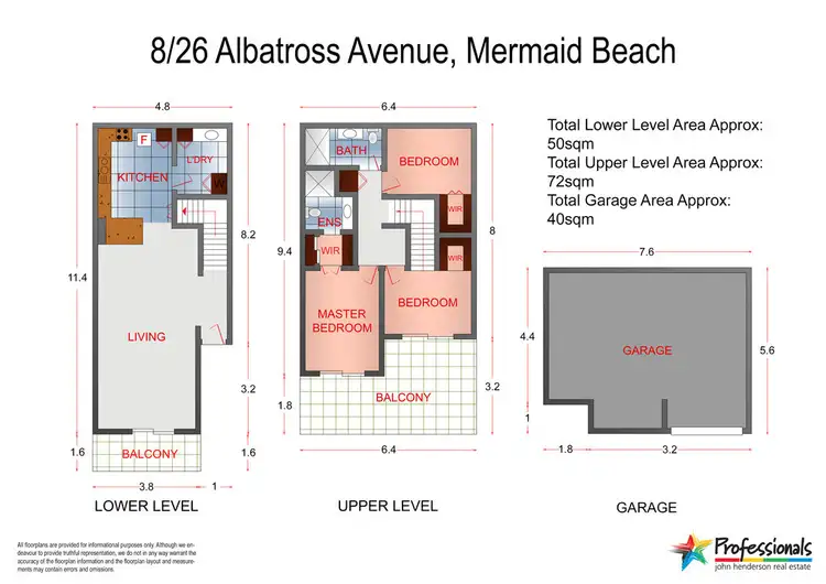 Floorplan of Homely unit listing, Unit @ / 26 Albatross Avenue, Mermaid Beach QLD 4218
