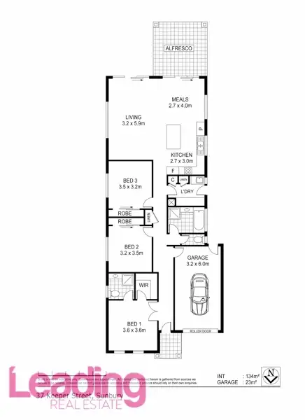 Floorplan of Homely unit listing, 35 35a 37 39 Keeper Street, Sunbury VIC 3429
