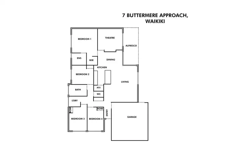 Floorplan of Homely house listing, 7 Buttermere Approach, Waikiki WA 6169