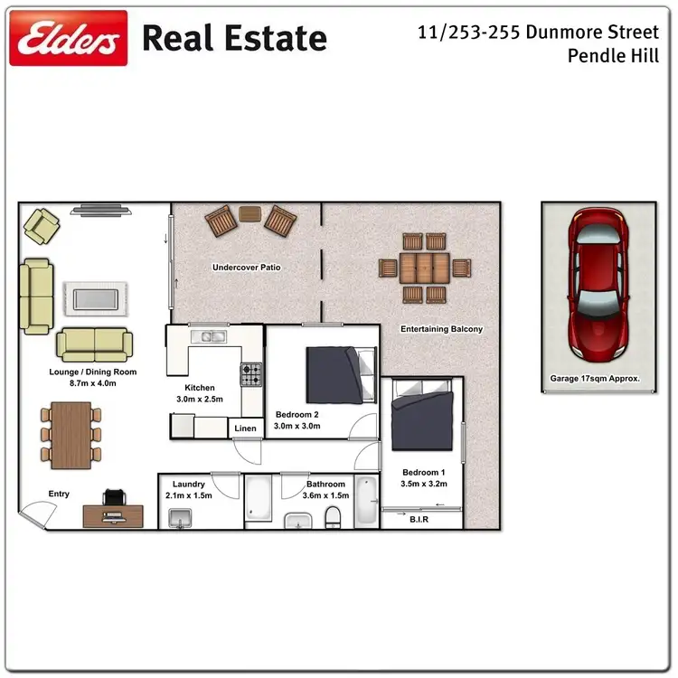Floorplan of Homely unit listing, 11/253-255 Dunmore Street, Pendle Hill NSW 2145