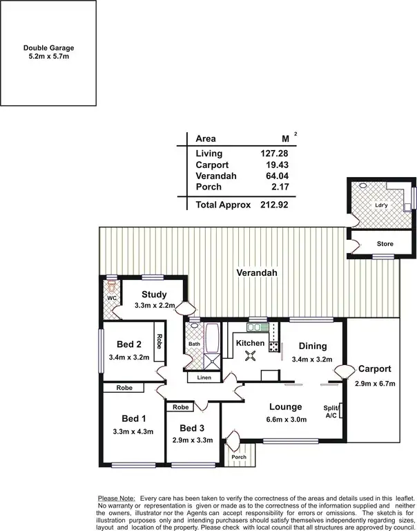 Floorplan of Homely house listing, 7 Springhead Road, Mount Torrens SA 5244