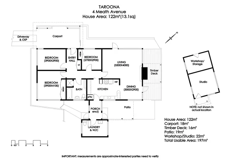 Floorplan of Homely house listing, 4 Meath Avenue, Taroona TAS 7053