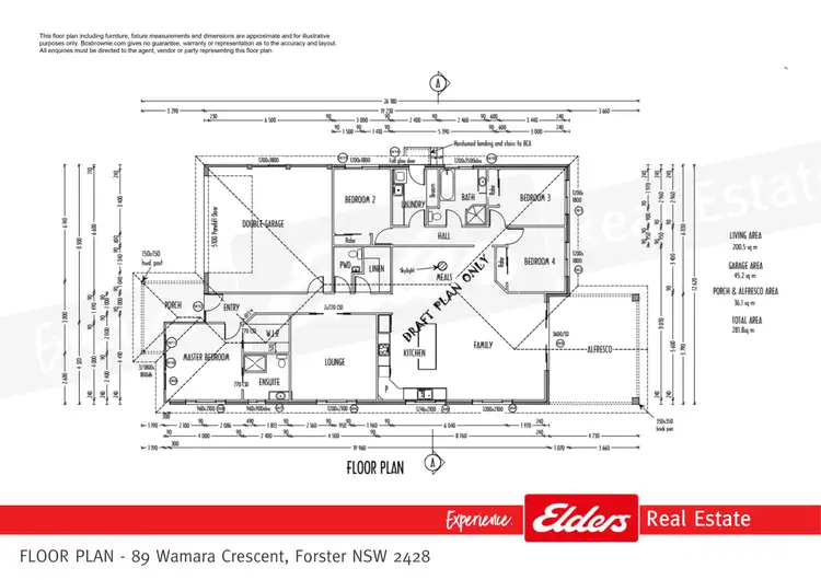 Floorplan of Homely house listing, 89 Wamara Crescent, Forster NSW 2428