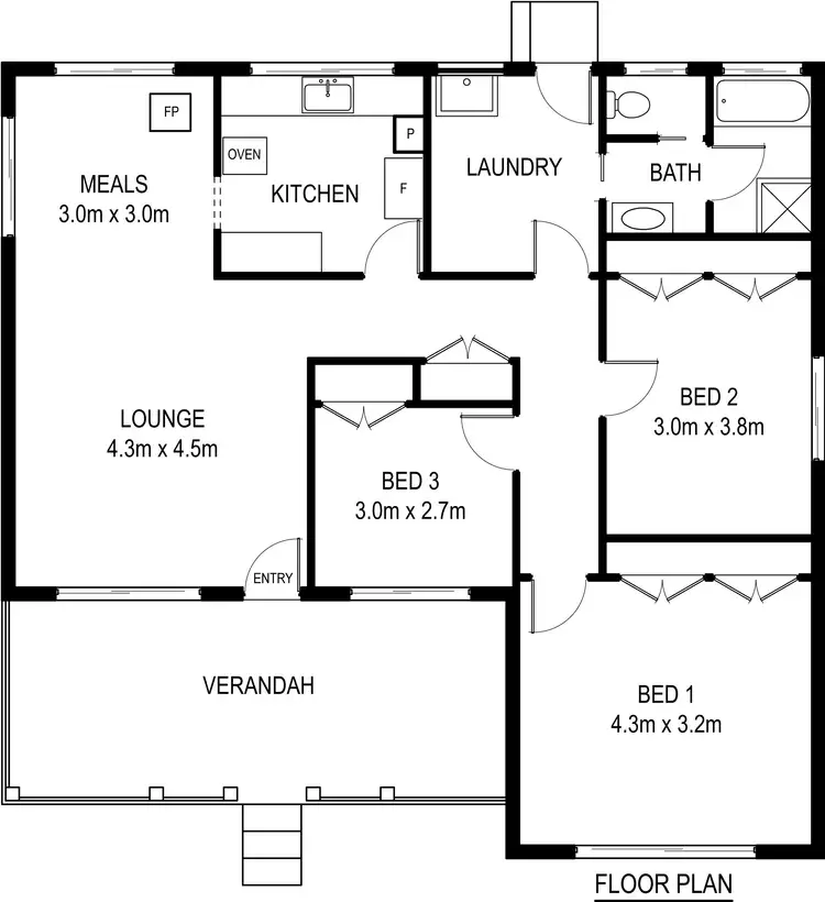 Floorplan of Homely house listing, 18 First Street, Mudgee NSW 2850