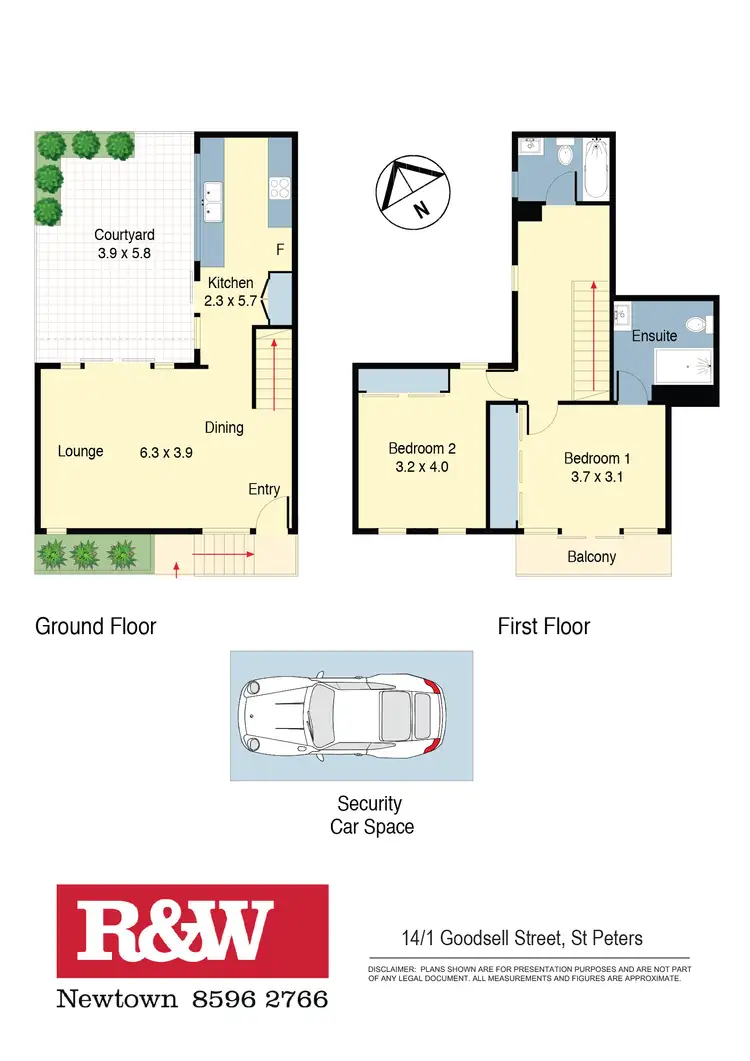 Floorplan of Homely apartment listing, 14/1 Goodsell St, St Peters NSW 2044