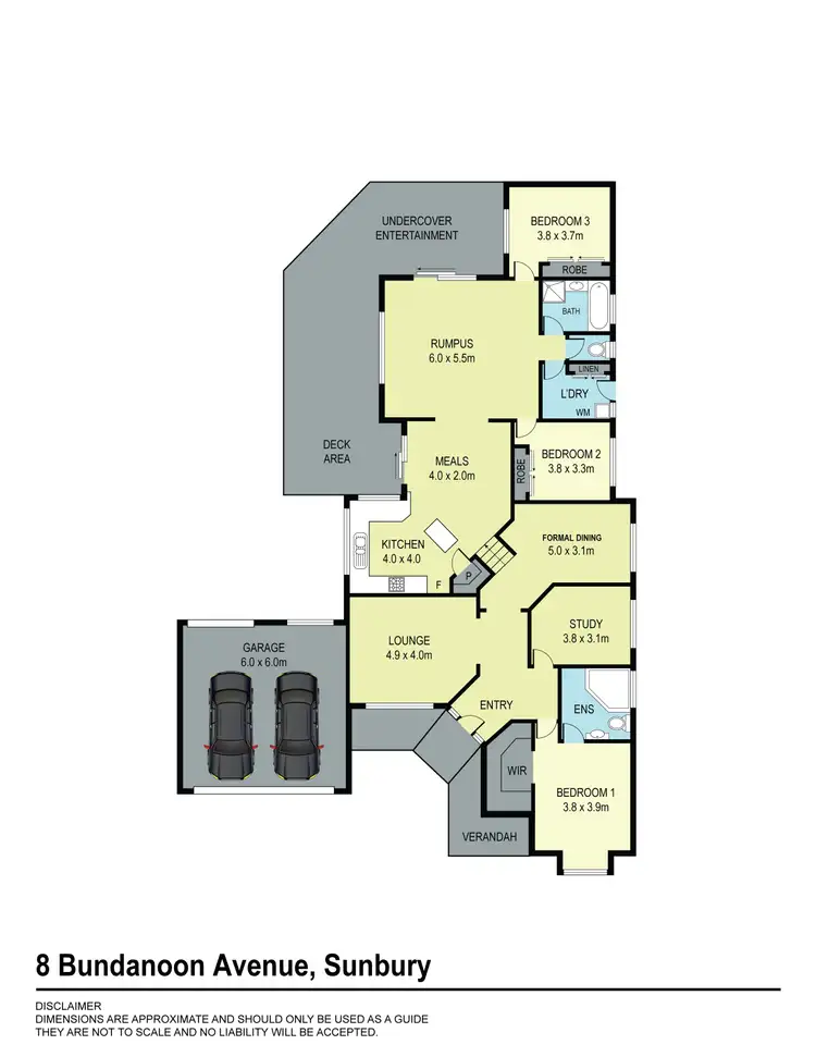Floorplan of Homely house listing, 8 Bundanoon Avenue, Sunbury VIC 3429