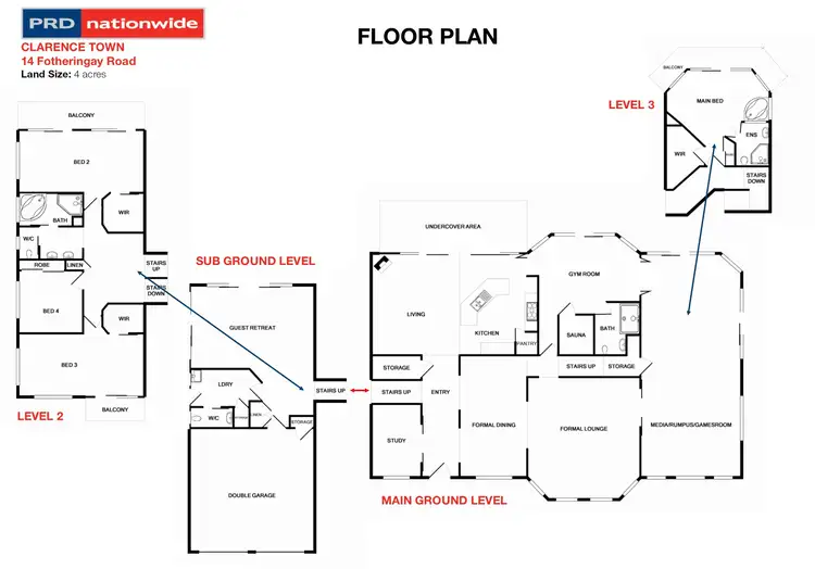 Floorplan of Homely house listing, 14 Fotheringay Road, Clarence Town NSW 2321