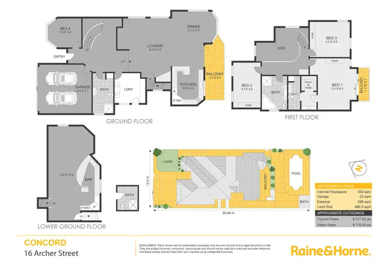 Floorplan of Homely house listing, 16 Archer Street, Concord NSW 2137