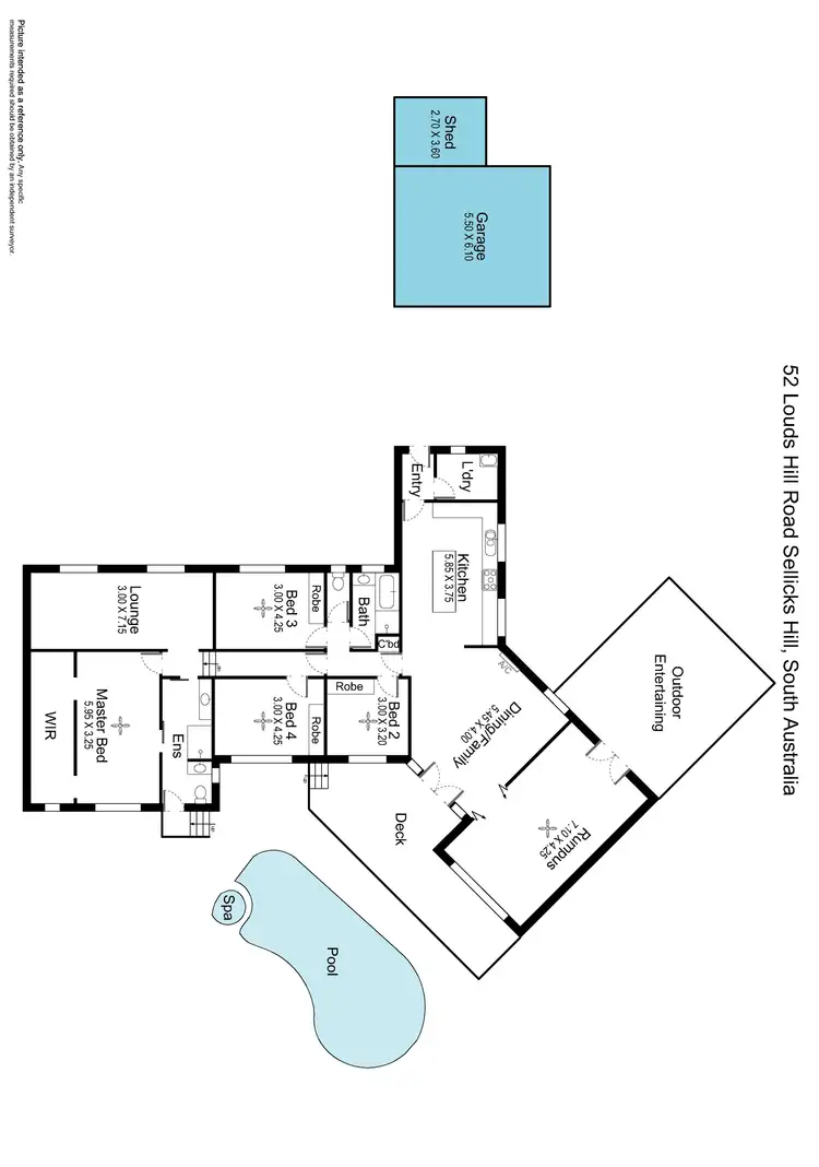 Floorplan of Homely house listing, 52 Louds Hill Road, Sellicks Hill SA 5174