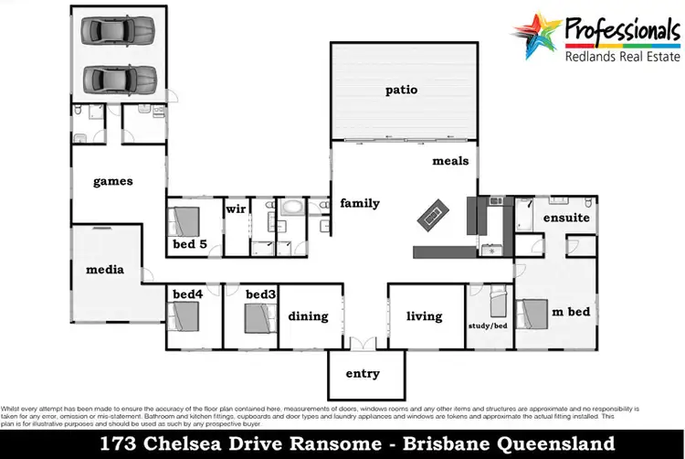Floorplan of Homely rural property listing, 173 Chelsea Road, Ransome QLD 4154