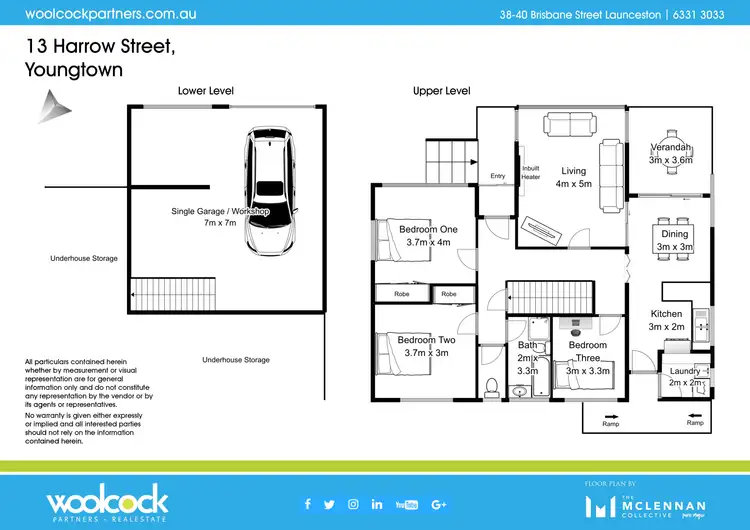 Floorplan of Homely house listing, 13 Harrow Street, Youngtown TAS 7249