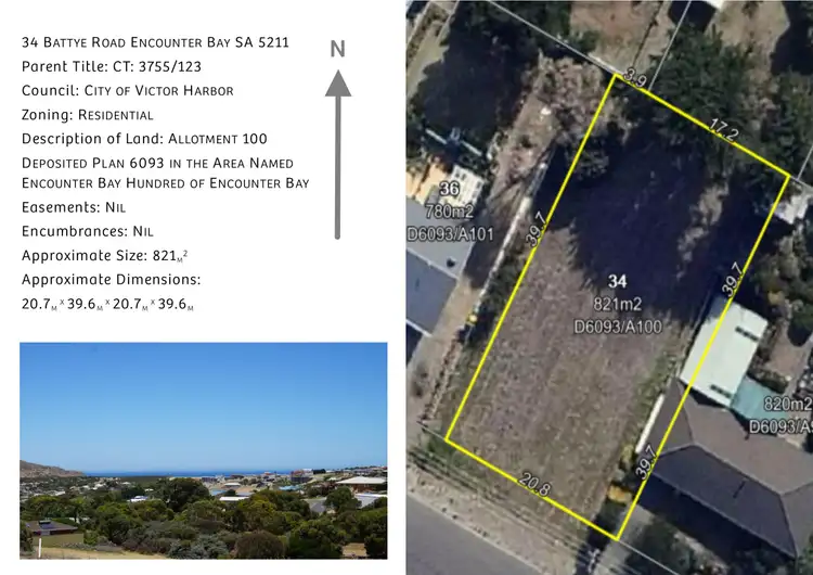 Floorplan of Homely land listing, 34 Battye Road, Encounter Bay SA 5211