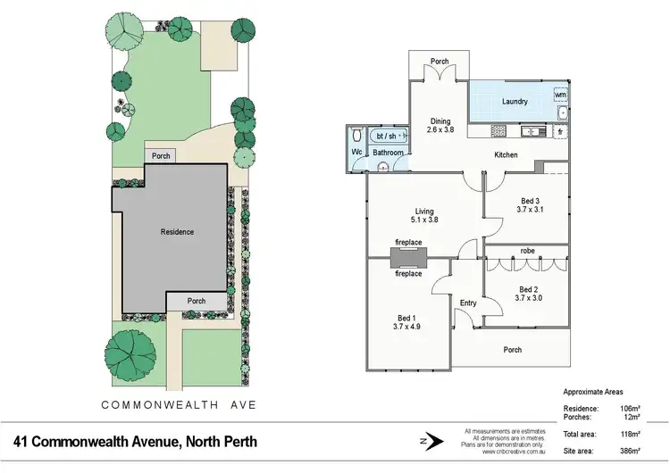 Floorplan of Homely house listing, 41 Commonwealth Ave, North Perth WA 6006