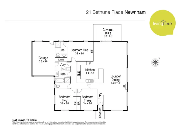 Floorplan of Homely house listing, 21 Bethune Place, Newnham TAS 7248