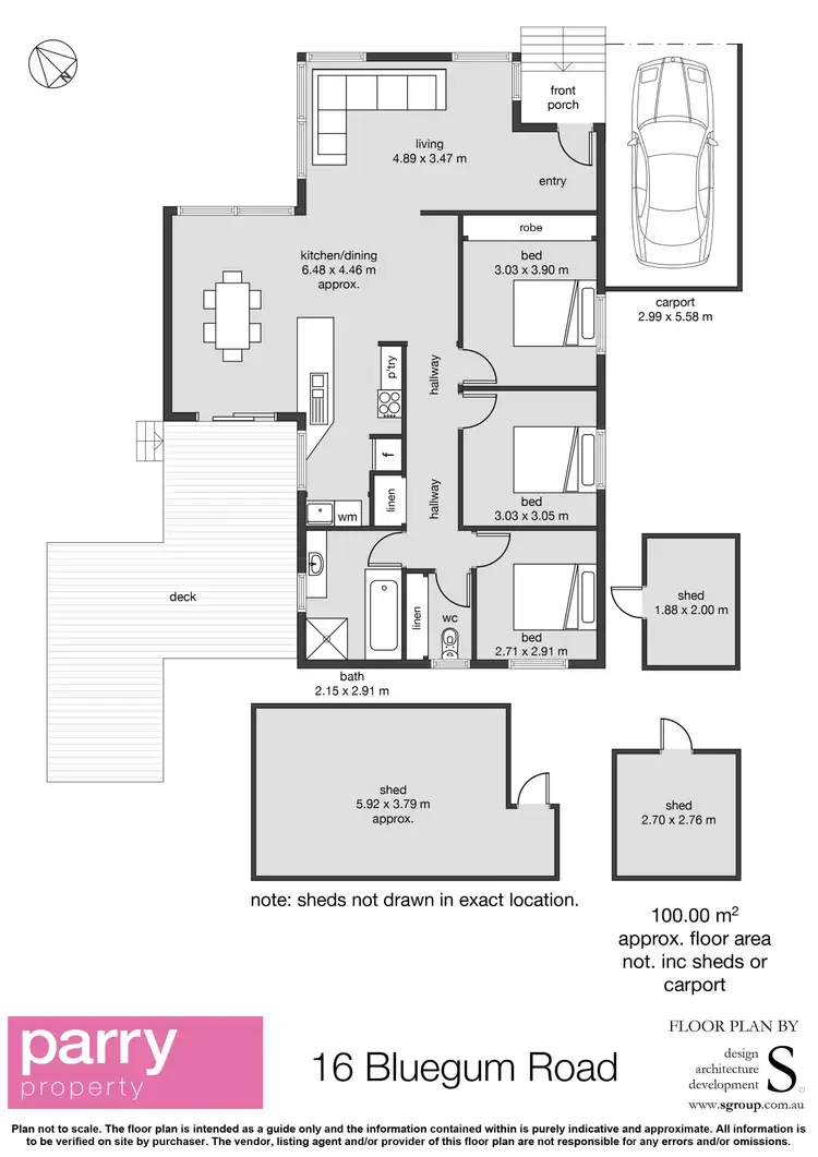 Floorplan of Homely house listing, 16 Bluegum Road, Youngtown TAS 7249