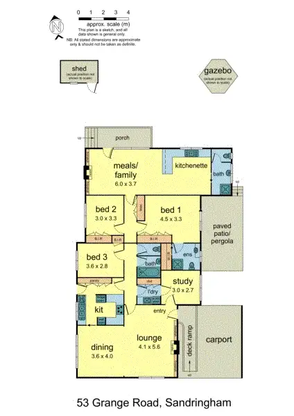 Floorplan of Homely house listing, 53 Grange Road, Sandringham VIC 3191
