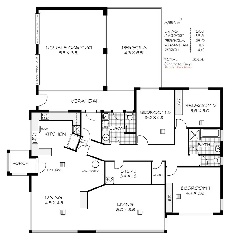 Floorplan of Homely house listing, 130 Liverpool Road, Goolwa North SA 5214