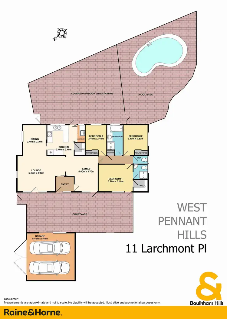 Floorplan of Homely house listing, 11 Larchmont Place, West Pennant Hills NSW 2125
