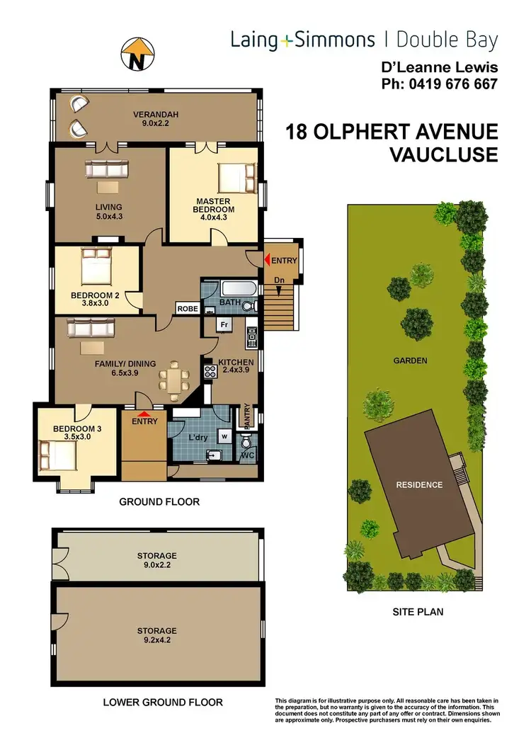 Floorplan of Homely house listing, 18 Olphert Avenue, Vaucluse NSW 2030