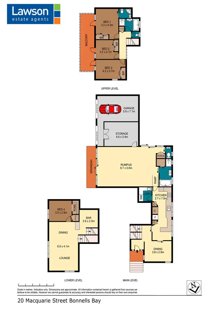 Floorplan of Homely house listing, 20 Macquarie Street, Bonnells Bay NSW 2264