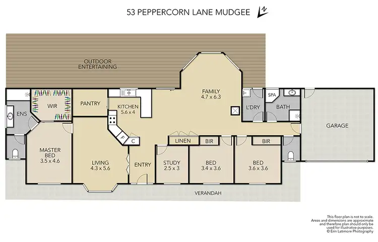 Floorplan of Homely house listing, 53 Peppercorn Lane, Mudgee NSW 2850