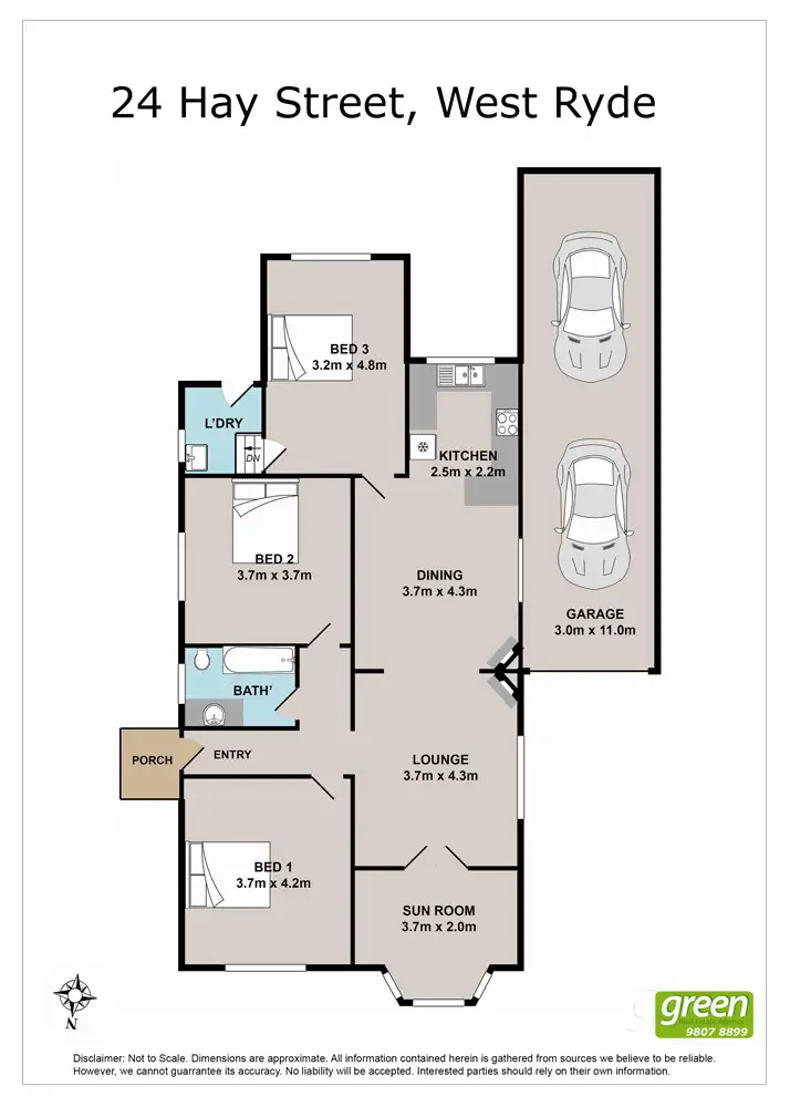 Floorplan of Homely house listing, 24 Hay Street, West Ryde NSW 2114