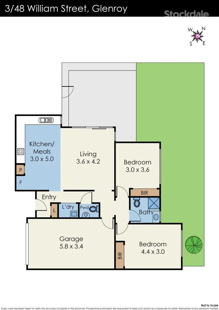 Floorplan of Homely villa listing, 3/48 William Street, Glenroy VIC 3046