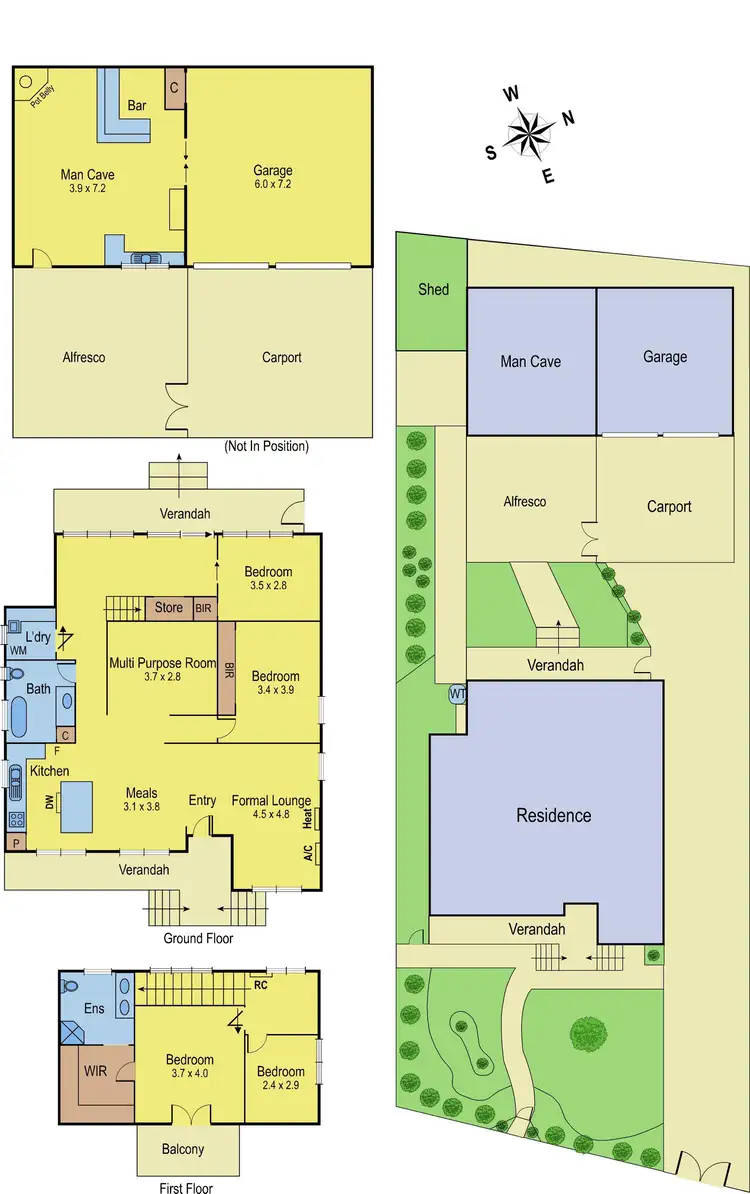 Floorplan of Homely house listing, 32 Walter Street, East Geelong VIC 3219