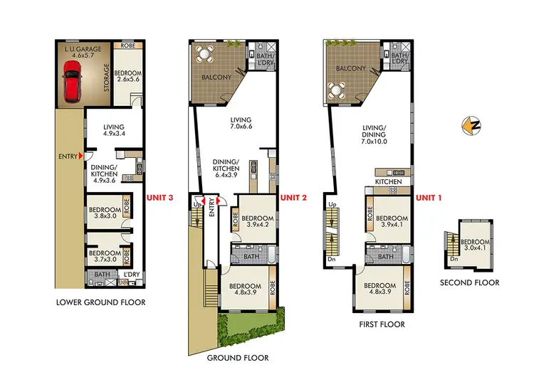 Floorplan of Homely block of units listing, 10 Sandridge Street, Bondi NSW 2026