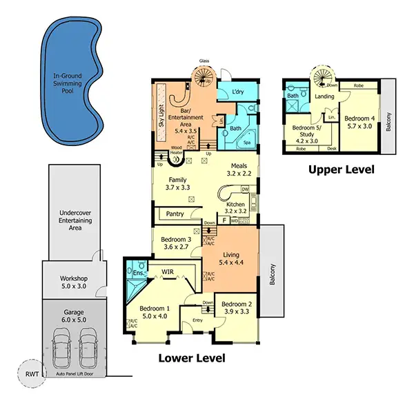 Floorplan of Homely house listing, 1 Seppings Court, Flagstaff Hill SA 5159