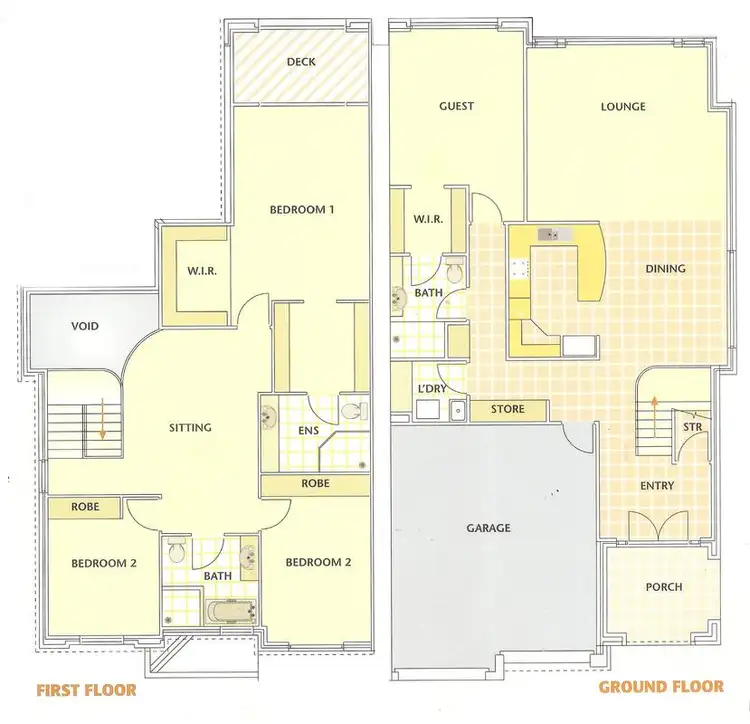 Floorplan of Homely townhouse listing, 21/38 Caseys Road, Hope Island QLD 4212