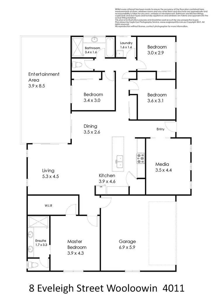 Floorplan of Homely house listing, 8 Eveleigh Street, Wooloowin QLD 4030