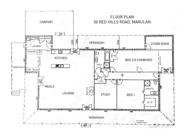 Floorplan of Homely rural property listing, 50 Red Hills Road, Marulan NSW 2579