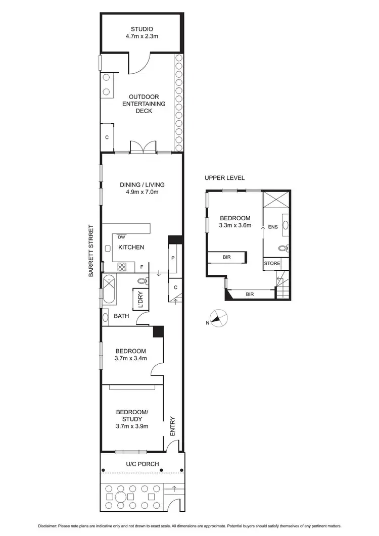 Floorplan of Homely house listing, 1 Foote St, Albert Park VIC 3206