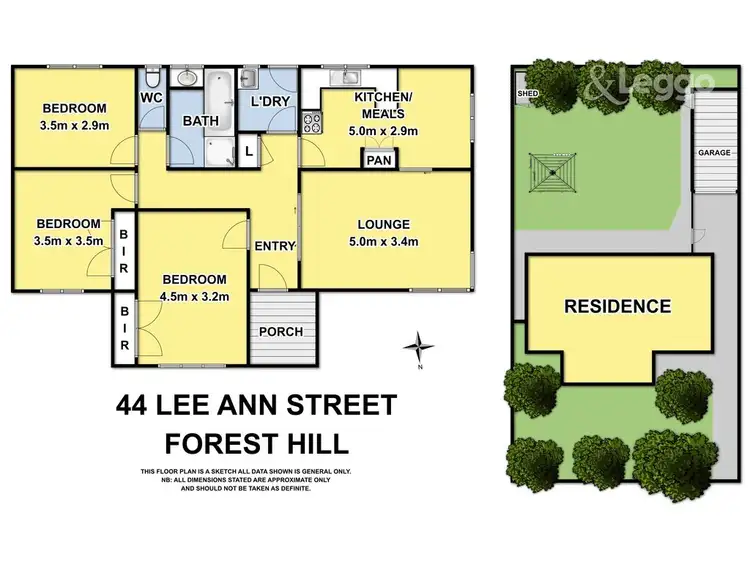 Floorplan of Homely house listing, 44 Lee Ann Street, Forest Hill VIC 3131