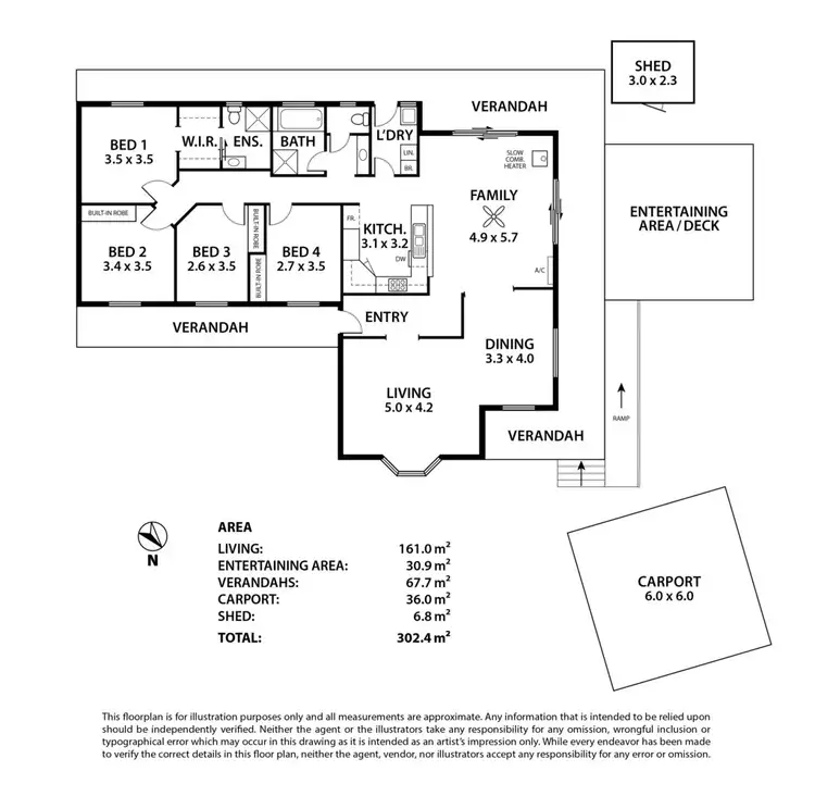 Floorplan of Homely house listing, 15 Sunningdale Court, Balhannah SA 5242