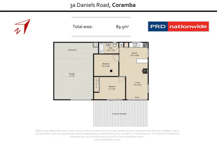 Floorplan of Homely land listing, Daniels Road, Coramba NSW 2450