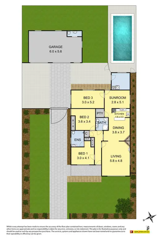 Floorplan of Homely house listing, 69 Saltley Street, South Kingsville VIC 3015